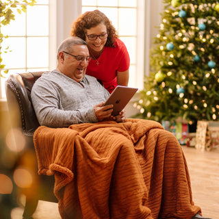 Cable Knit Throw Blanket