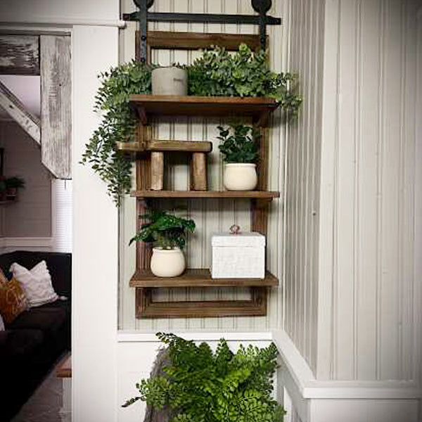 Three Tier Rustic Wall Shelf - Decor Steals