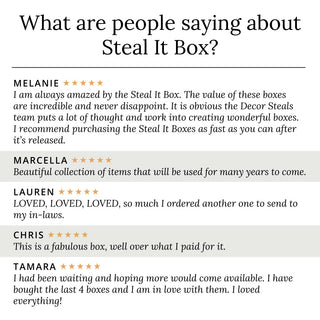 Steal it Box Reviews