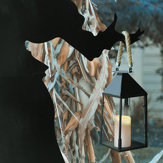 5 Foot Tall Indoor/Outdoor Witch Cutout with Lantern Option | Spooky Season Collection