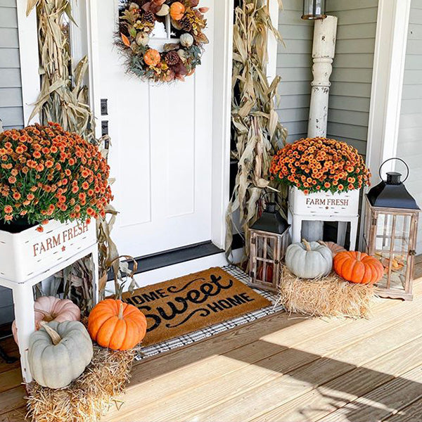 Floor Lanterns, Rustic, Set of 2 - Default Title - Decor Steals