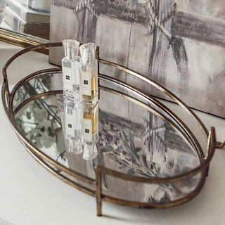 Vintage Inspired Mirror Tray