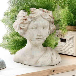 Greek Head Statue Planter