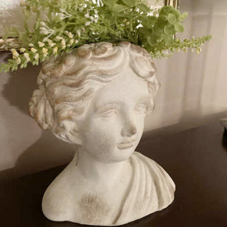 Greek Head Statue Planter