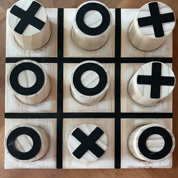 Deco Tic Tac Toe Handcrafted Beautiful Decorative Table Games - L'OBJET