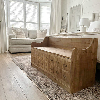 Wooden Storage Bench