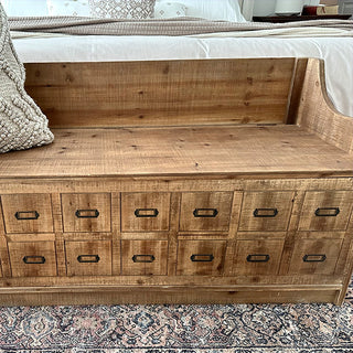 Wooden Storage Bench