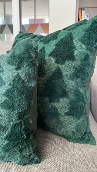 Evergreen Fraser Fur Pillow Cover