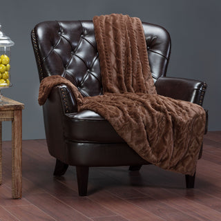 Trestle Faux Fur Throw Blanket