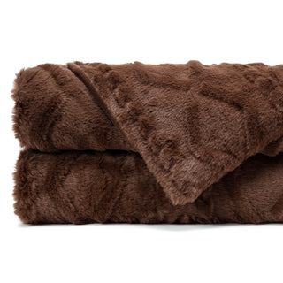 Trestle Faux Fur Throw Blanket