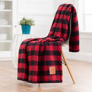 Best Dad Ever Plaid Throw Blanket