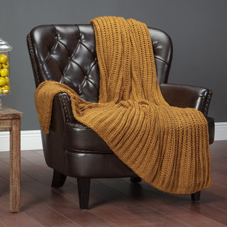 Chunky Knit Throw Blanket