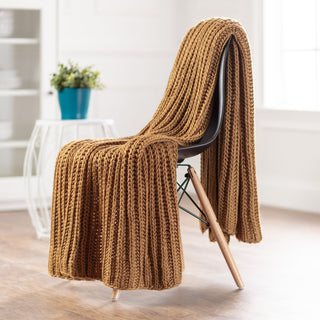 Chunky Knit Throw Blanket