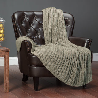 Chunky Knit Throw Blanket