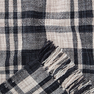 Farmhouse Plaid Throw Blanket