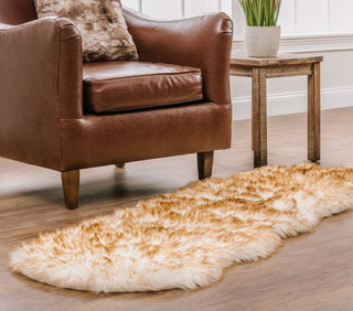 Two Tone Fur Rug