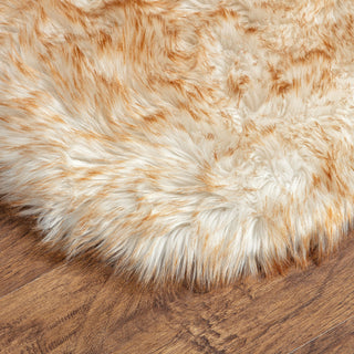 Two Tone Fur Rug