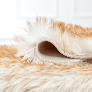 Two Tone Fur Rug