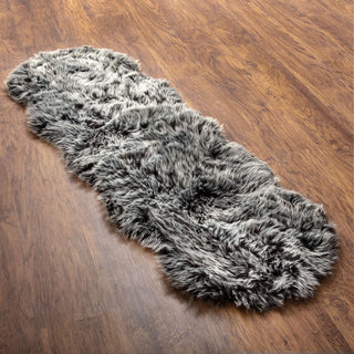 Two Tone Fur Rug