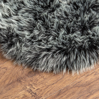 Two Tone Fur Rug