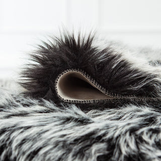 Two Tone Fur Rug