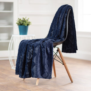 Trestle Faux Fur Throw Blanket