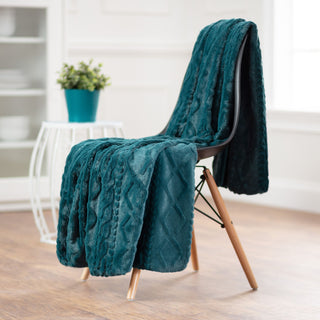 Trestle Faux Fur Throw Blanket