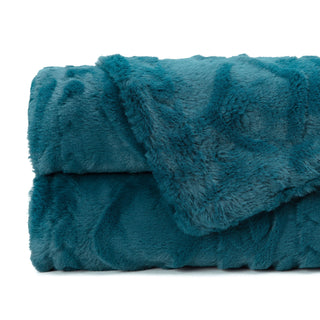 Trestle Faux Fur Throw Blanket