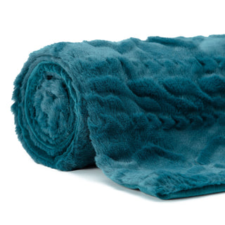 Trestle Faux Fur Throw Blanket