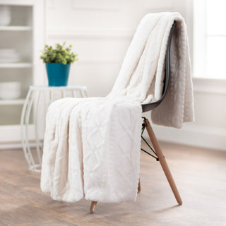 Trestle Faux Fur Throw Blanket