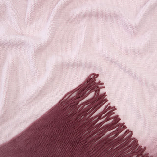 Ombre Fringe Throw Blanket