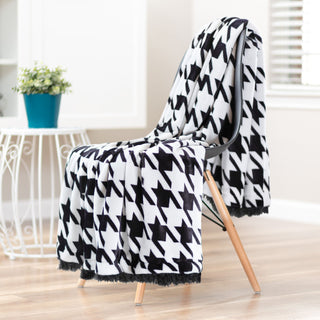 Houndstooth Throw Blanket