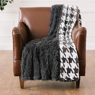 Houndstooth Throw Blanket