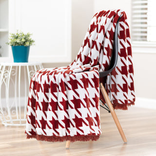 Houndstooth Throw Blanket