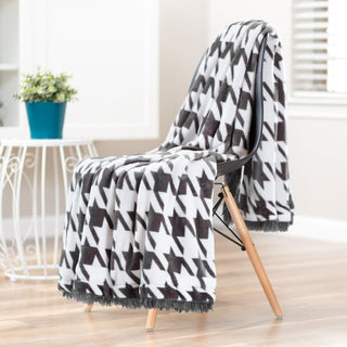 Houndstooth Throw Blanket