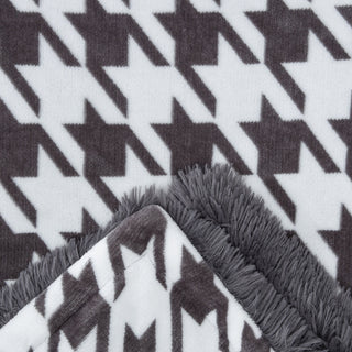 Houndstooth Throw Blanket