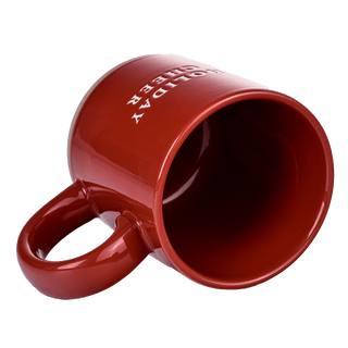 Holiday Cheer 14oz. Red Stoneware Coffee Mug