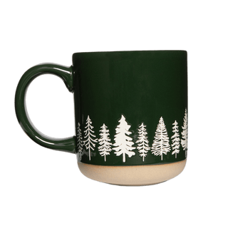 Pine Trees 14oz. Stoneware Coffee Mug