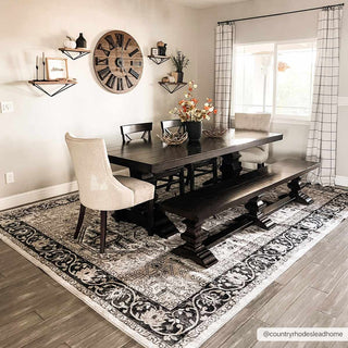 Black and Grey Area Rug