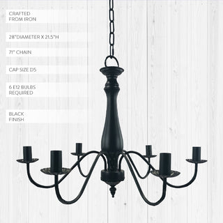 Layla Iron Chandelier