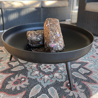 Raised Metal Fire Pit Bowl