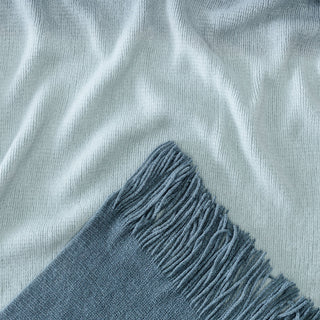 Ombre Fringe Throw Blanket