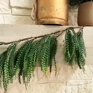 72 Inch Faux Greenery Garland