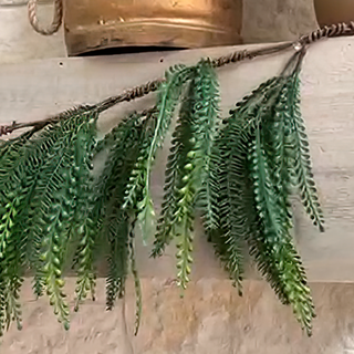 72 Inch Faux Greenery Garland