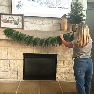 72 Inch Faux Greenery Garland