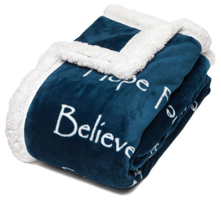 Harmony Inspirational Words Throw Blanket