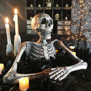 Half Skeleton Table Centerpiece