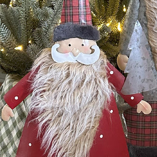 Large Whimsical Santas, Set of 2