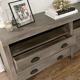 Architect's Wooden Media Console