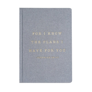 For I Know The Plans I Have For You Fabric Journal